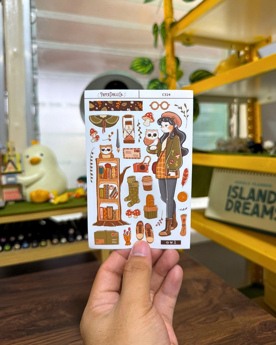 Owl | Birds of Autumn | Collections Stickers | C324