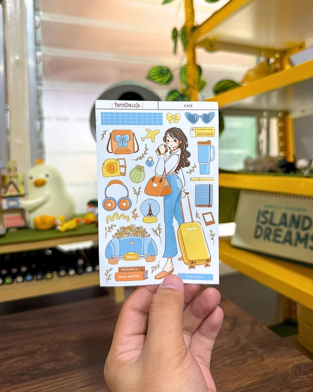Business | Wanderlust | Collection Stickers | C413
