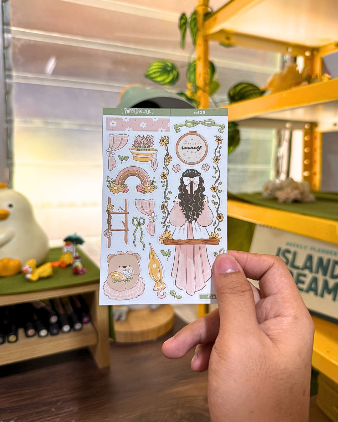 Flora | Reclaiming My Radiance | Collection Stickers | C429