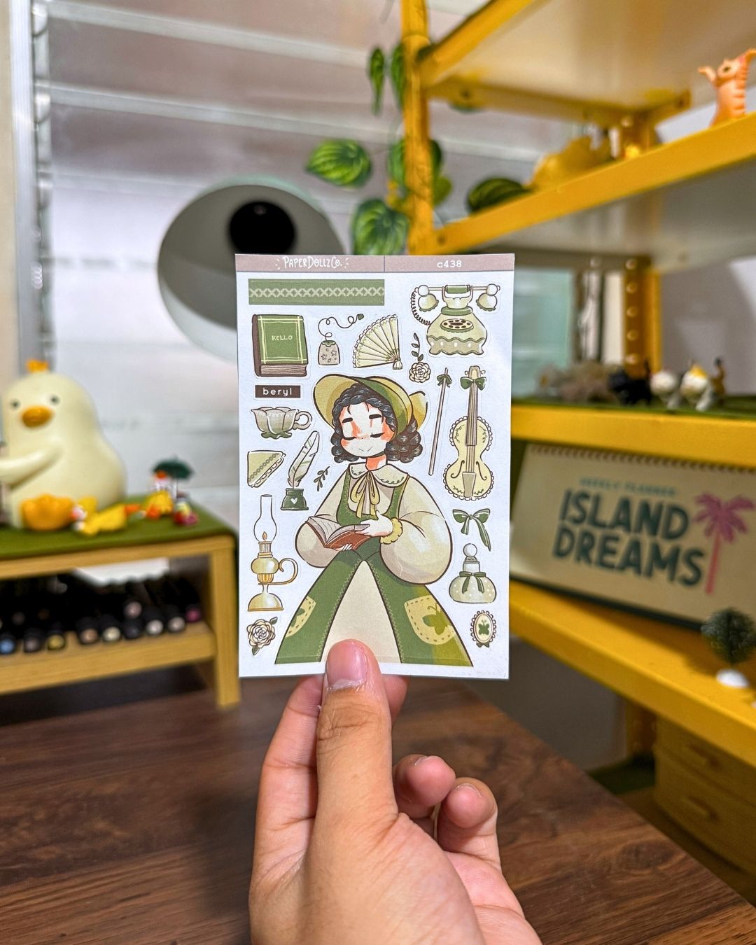 Beryl | Victorian Muses | Collection Stickers | C438
