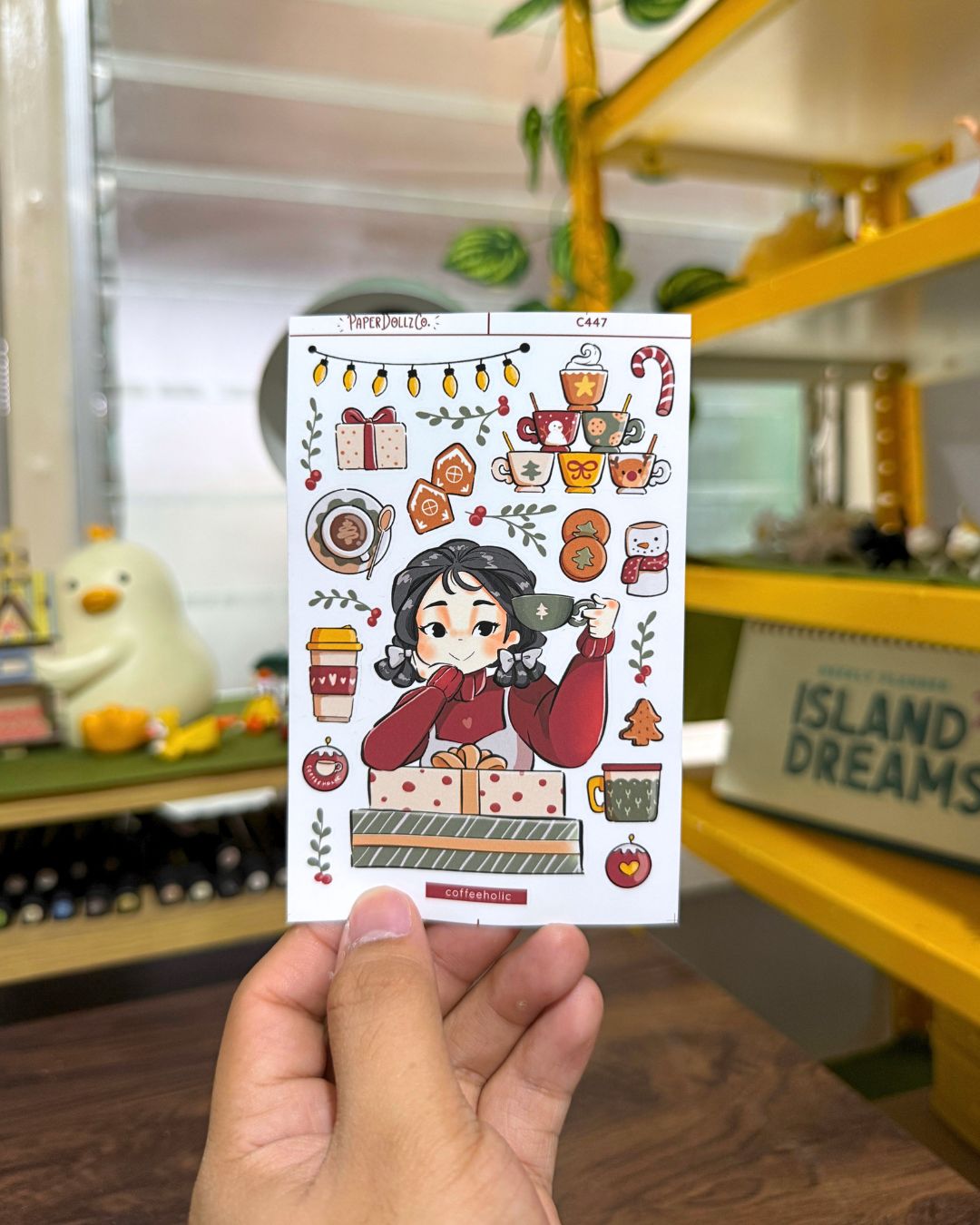 Coffeeholic | Unbox the Joy | Collection Stickers | C447
