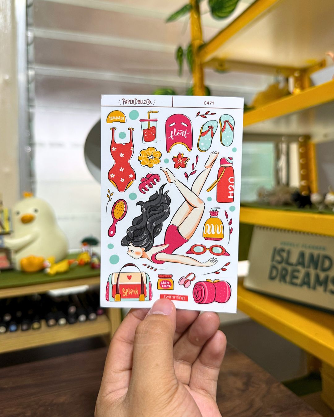 Swimming | Body In Motion | Collection Stickers | C471