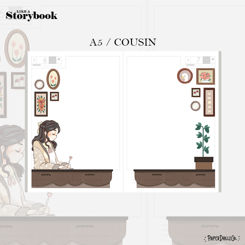 Alone Time | Like a Story Book | Cousin Daily Sticker Kit | Cd001
