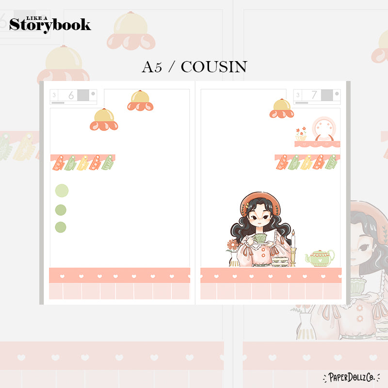 Alone Time | Like a Story Book| Cousin Daily Sticker Kit | Cd003