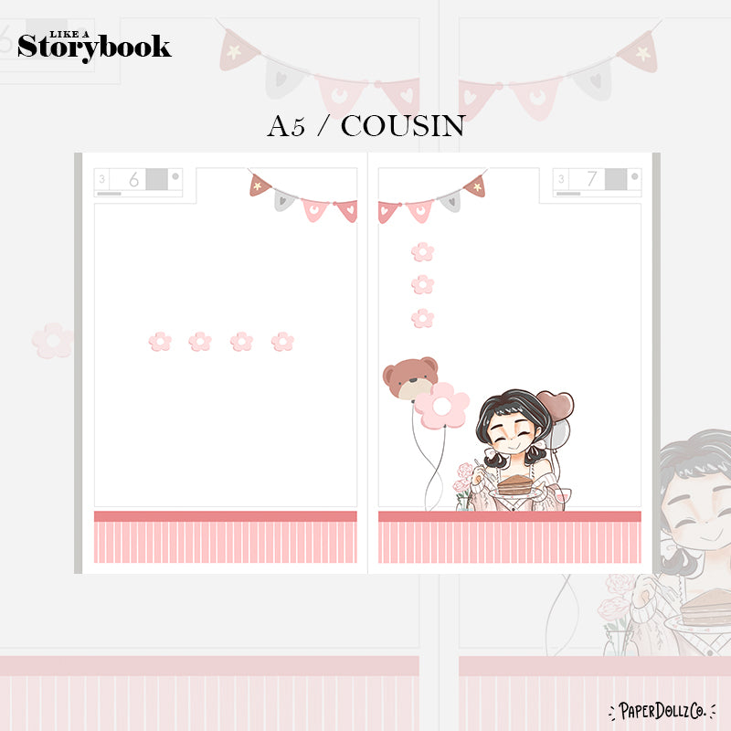 Alone Time | Like a Story Book | Cousin Daily Sticker Kit | Cd004