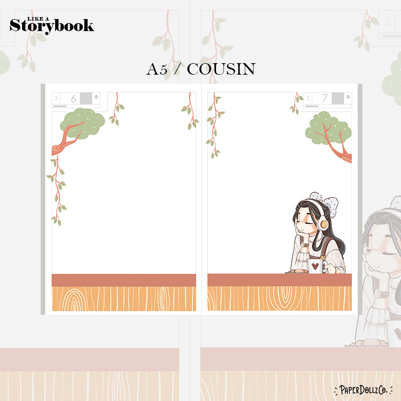 Alone Time | Like a Story Book | Cousin Daily Sticker Kit | Cd005
