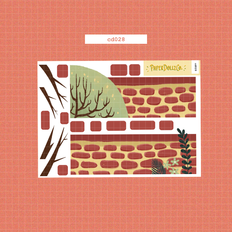 Fabulous Fall | Hobonichi | Cousin Daily Sticker Kit | Cd028