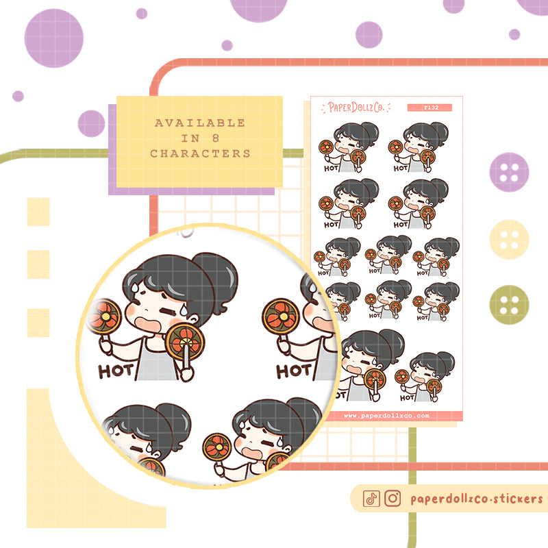 Hot PaperDollzCo Planner Stickers | f132