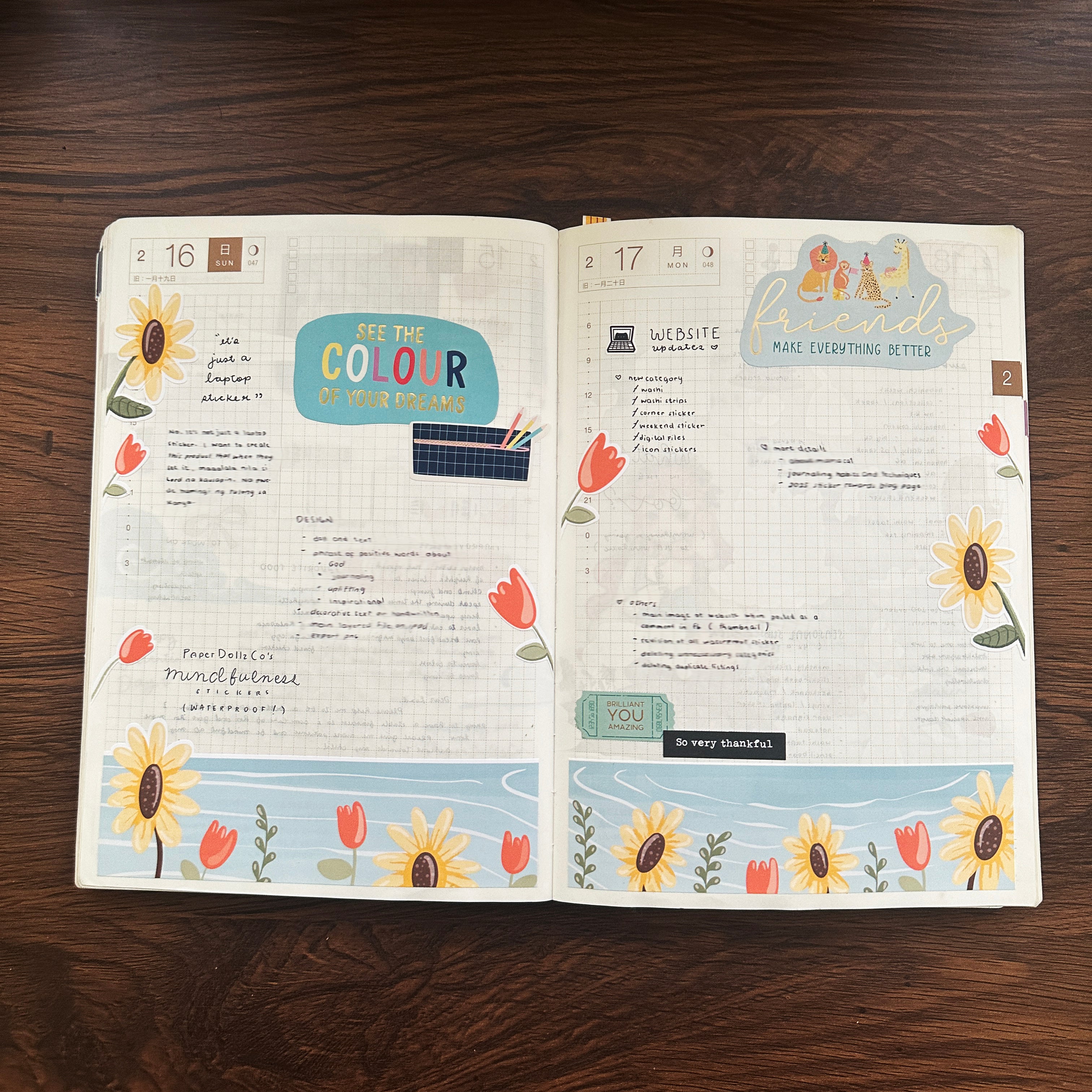 Reclaiming My Radiance | Like a Story Book | Cousin Daily Sticker Kit | Cd066