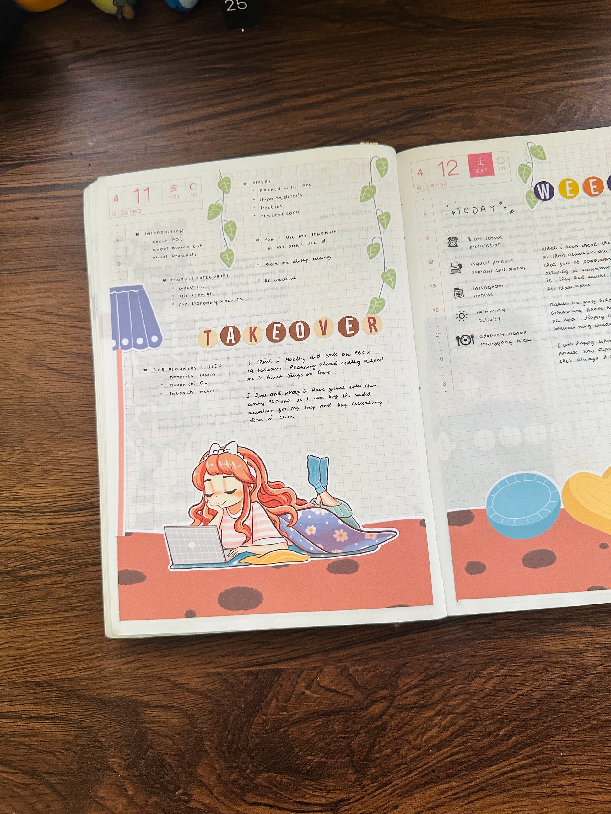 Home Buddy | Hobonichi | Cousin Daily Sticker Kit | Cd057