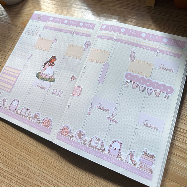 Breezy Spring Blossoming Hobonichi Cousin Weekly Kit - hcwk069