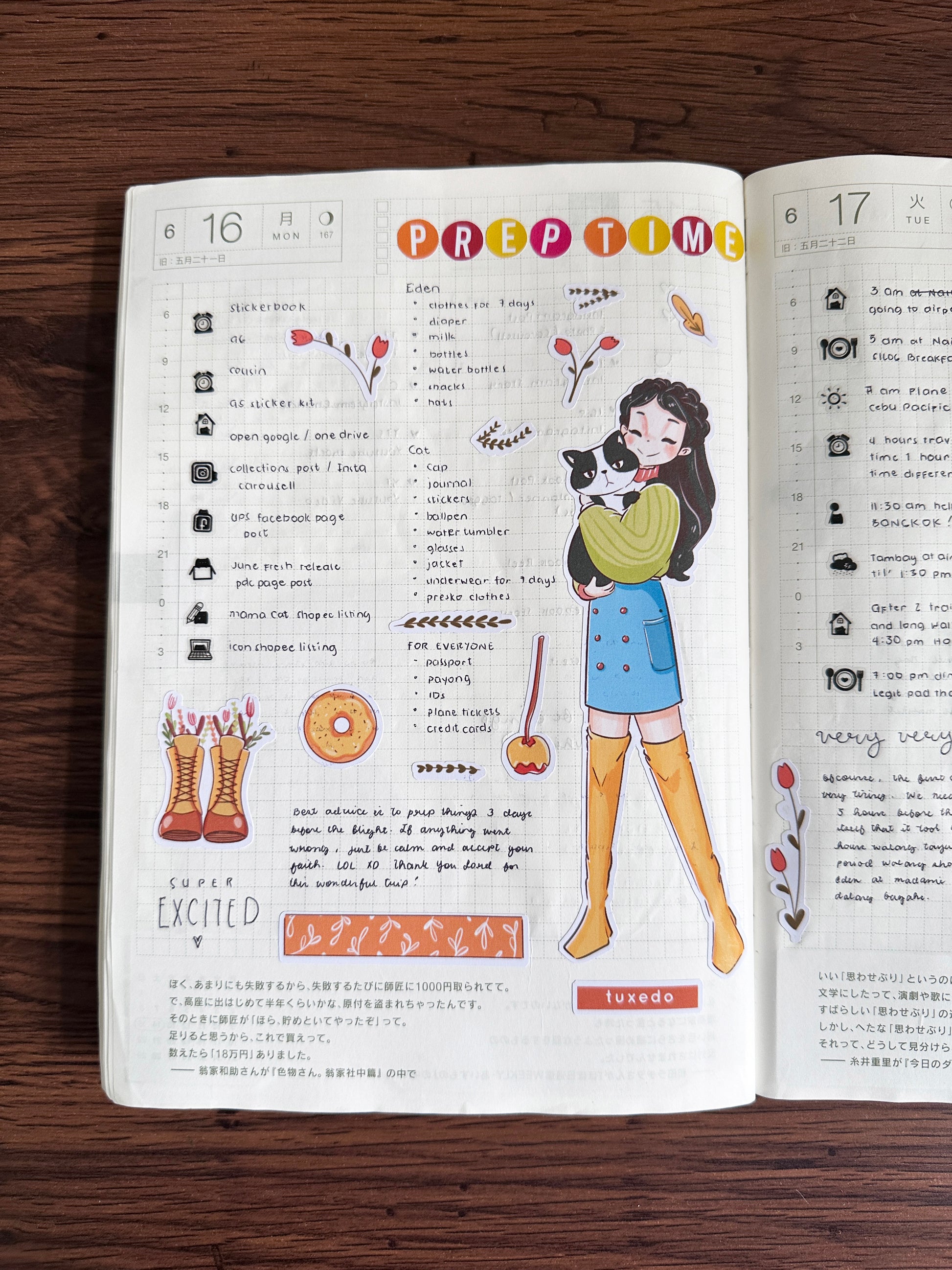 Letter Journal Sticker | Vowels | Flower Colors | L011