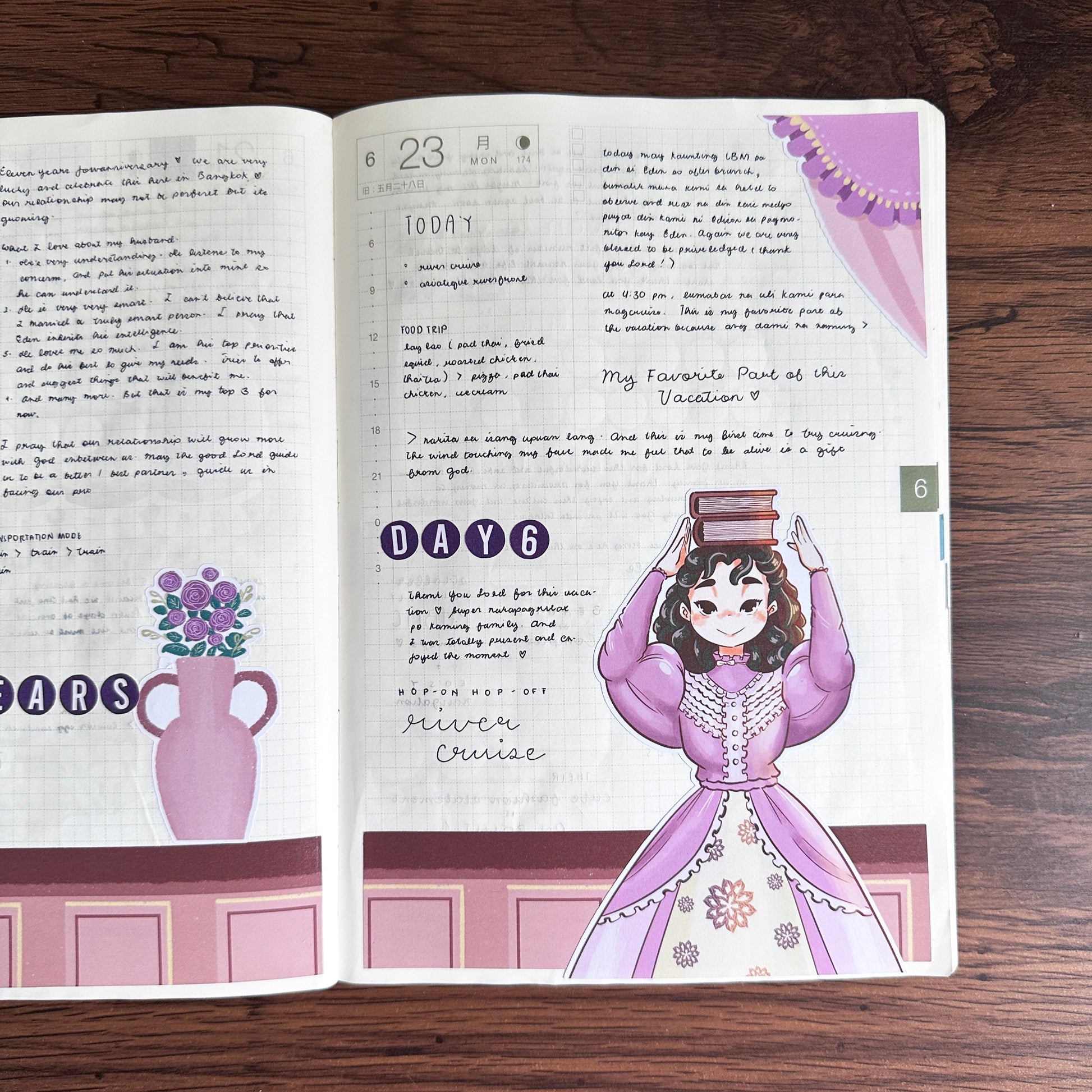 Victorian Muses | Hobonichi | Cousin Daily Sticker Kit | Cd076