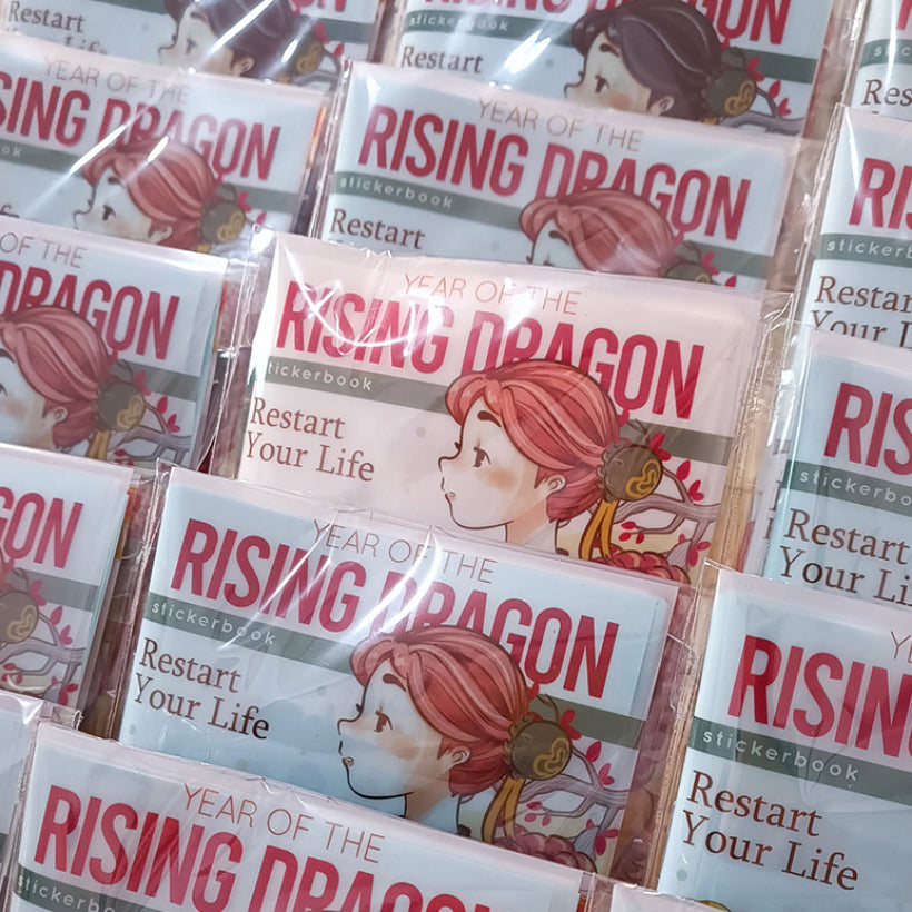 Year of the Rising Dragon PaperDollzCo Planner Sticker Book | CB054