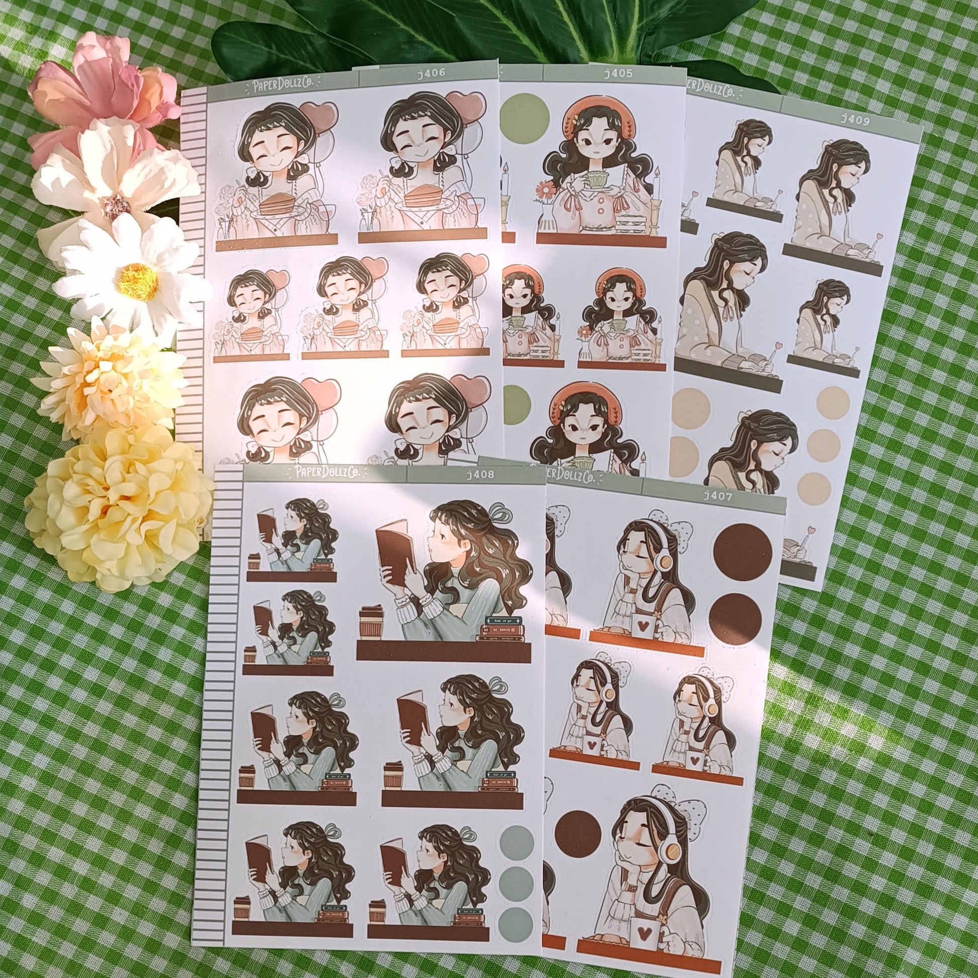 Melomaniac Alone Time Just Dolls Stickers | J407