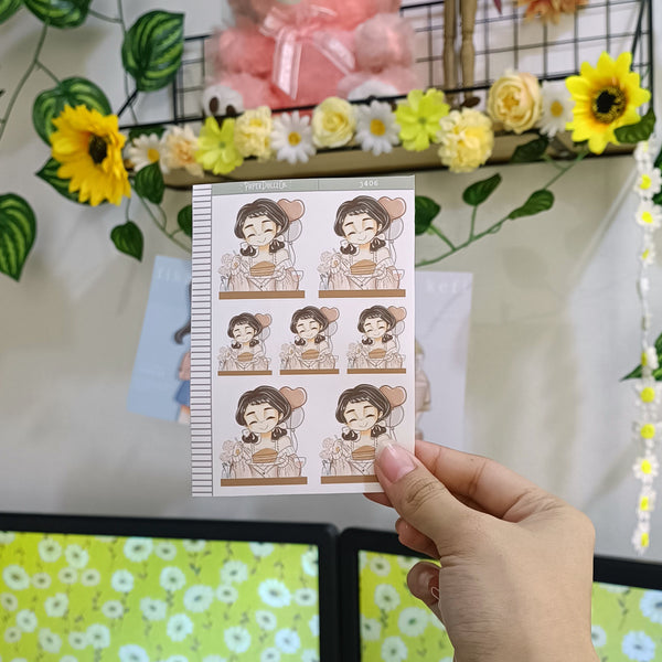 Sweet Treat Alone Time Just Dolls Stickers | J406