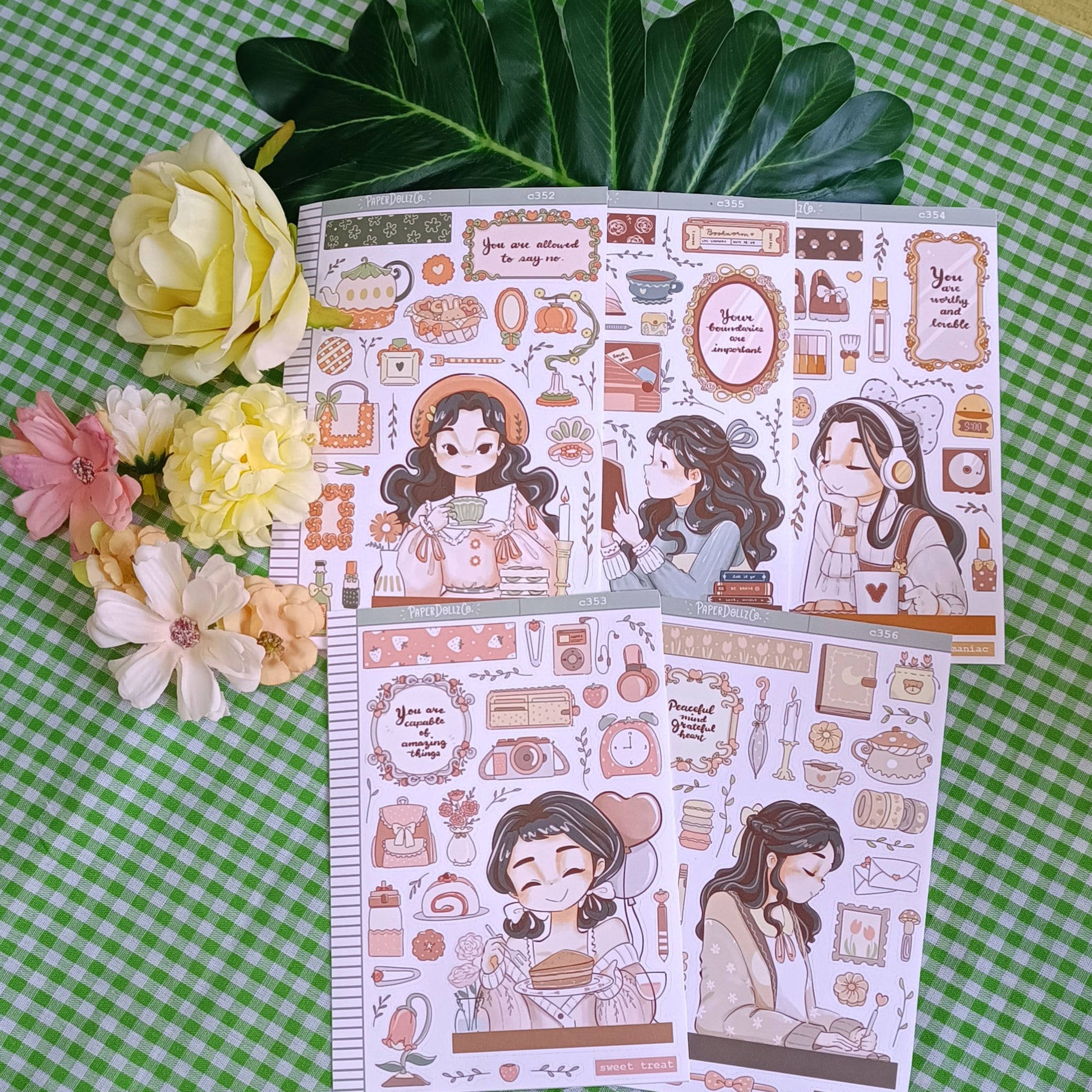 Journaling | Alone Time | Collection Stickers | C356