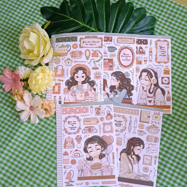 Journaling Alone Time Collection Stickers | C356