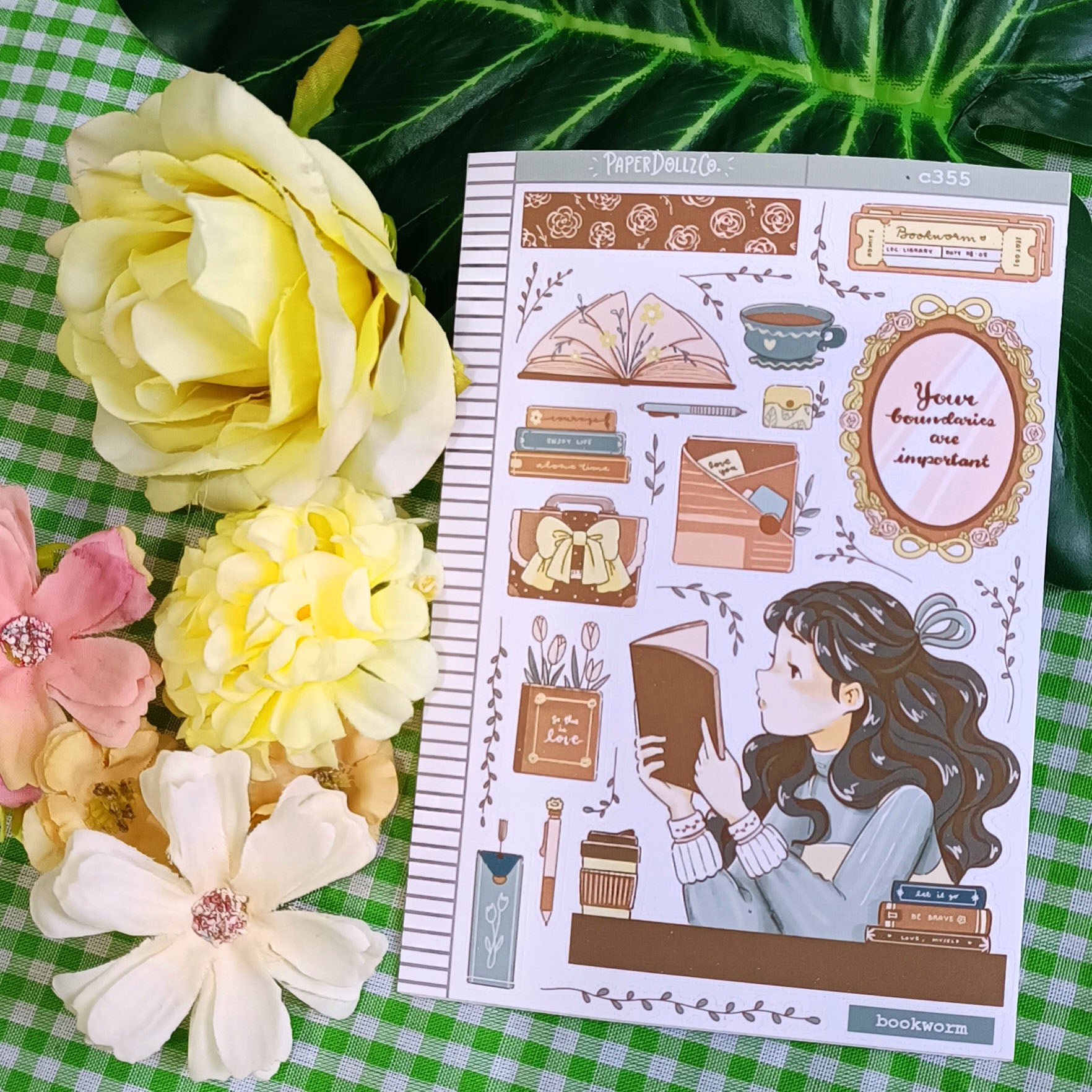 Bookworm | Alone Time | Collection Stickers | C355