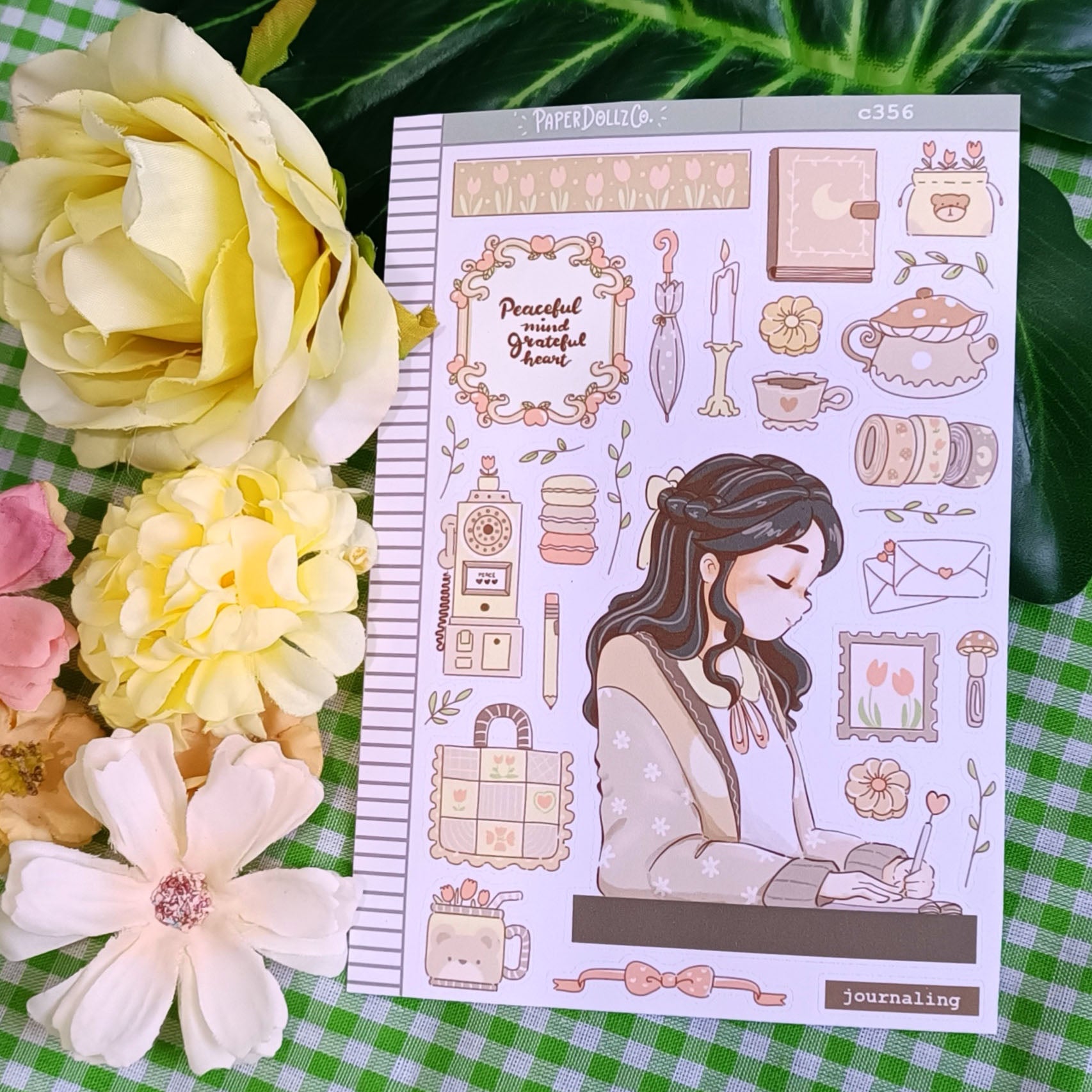 Journaling | Alone Time | Collection Stickers | C356