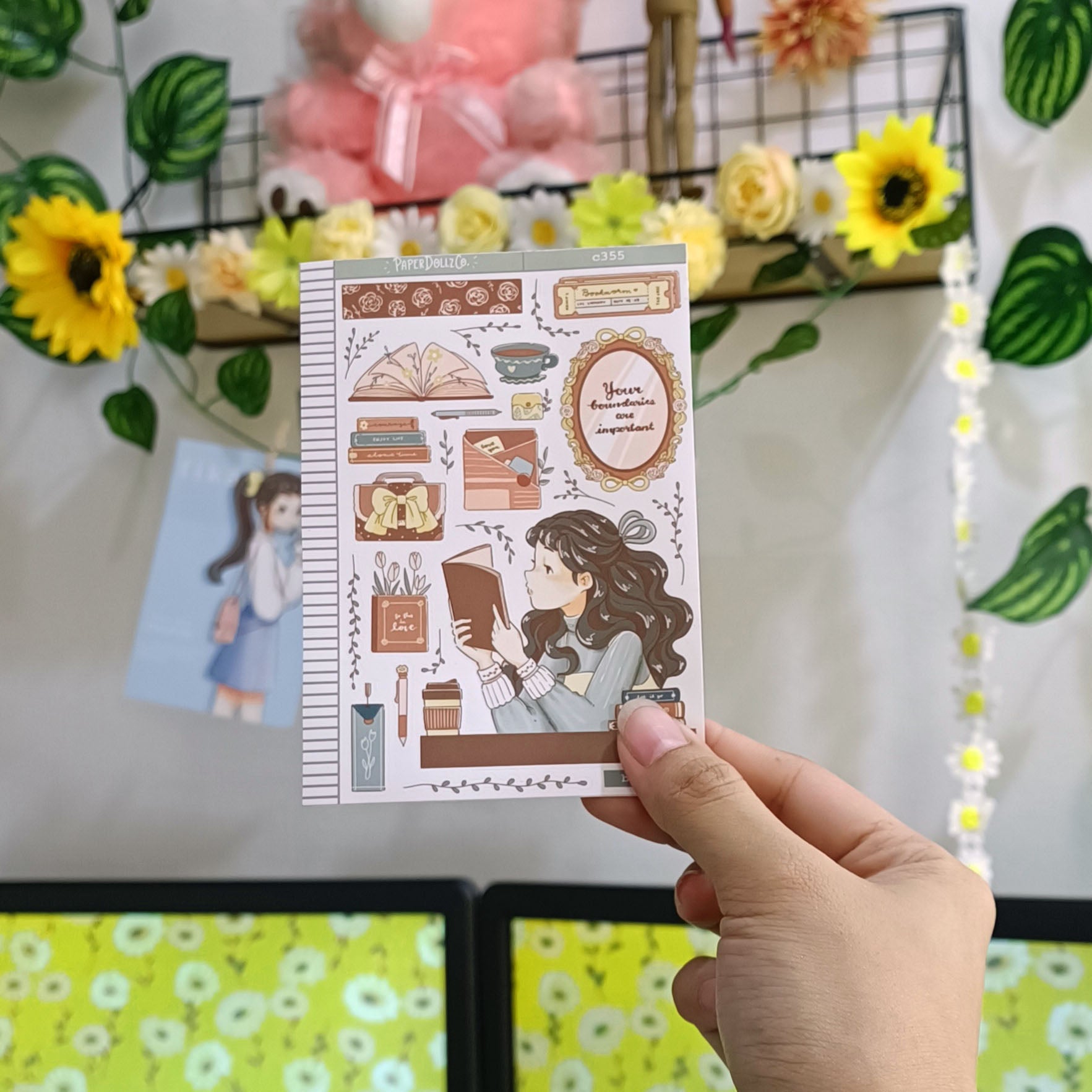 Bookworm | Alone Time | Collection Stickers | C355