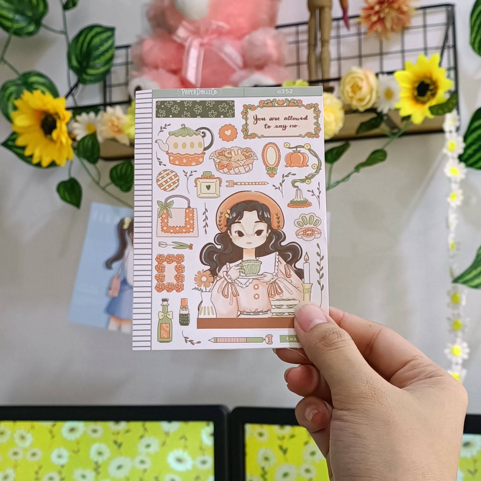 Tea Party | Alone Time | Collection Stickers | C352