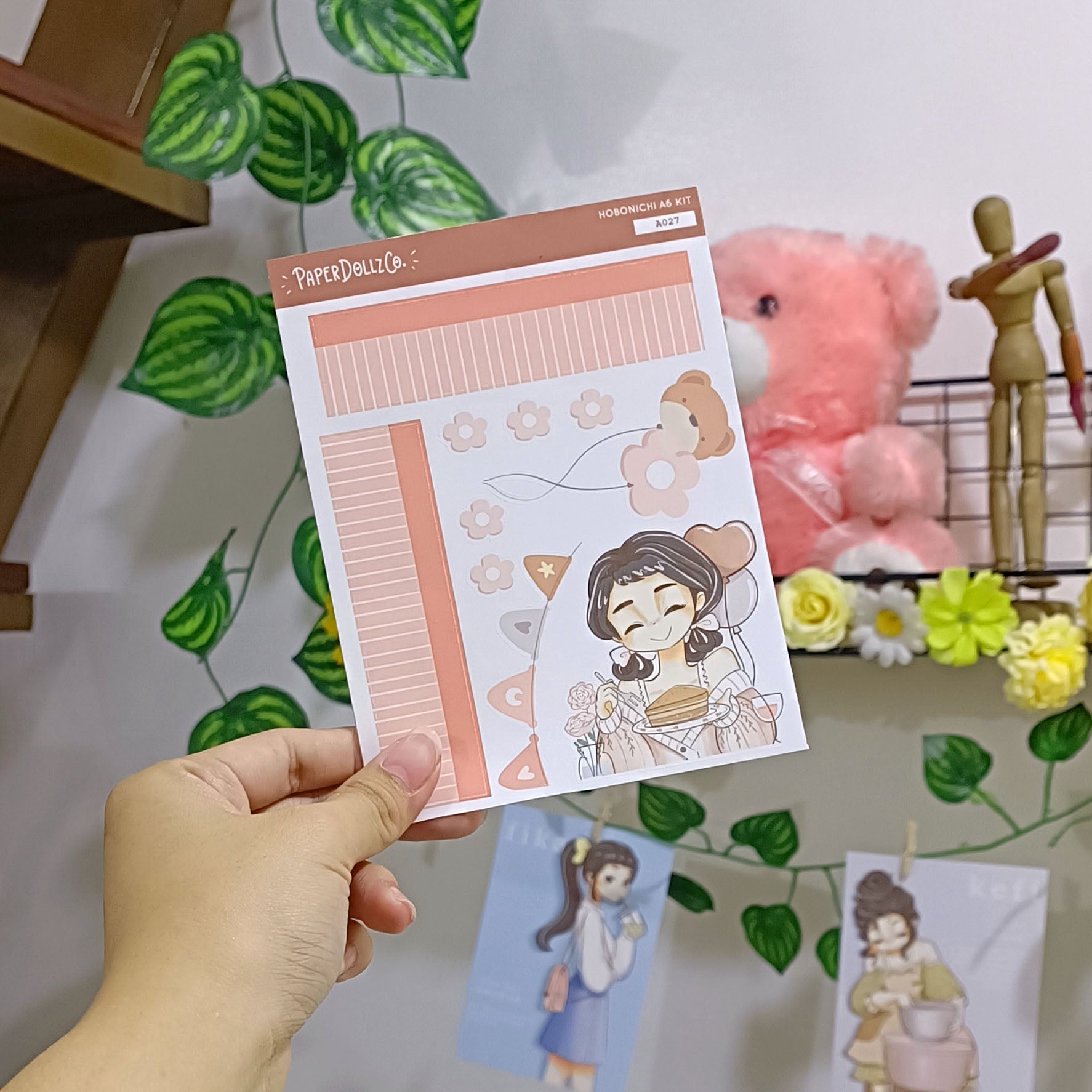 Sweet Treat Alone Time Hobonichi A6 Daily Sticker Kit - a027