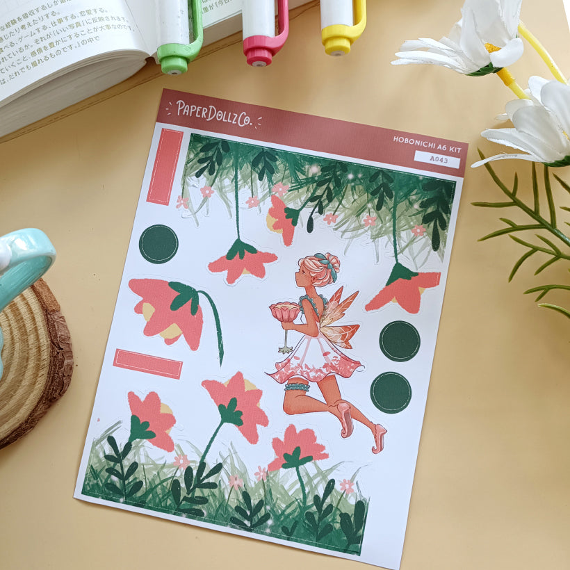 Surreal Fairy Tales Hobonichi A6 Daily Sticker Kit - a043