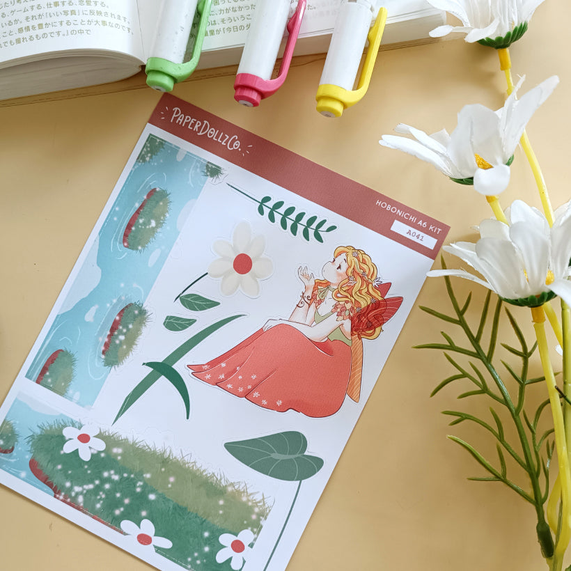 Magical Fairy Tales Hobonichi A6 Daily Sticker Kit - a041