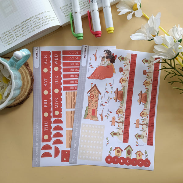Magical Fairy Tales Hobonichi Cousin Weekly Kit - hcwk081