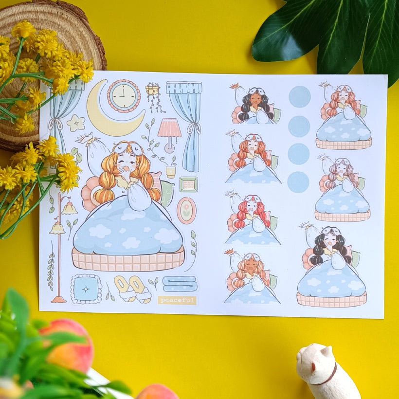 Sweet Dreams PaperDollzCo Planner Sticker Book | CB060