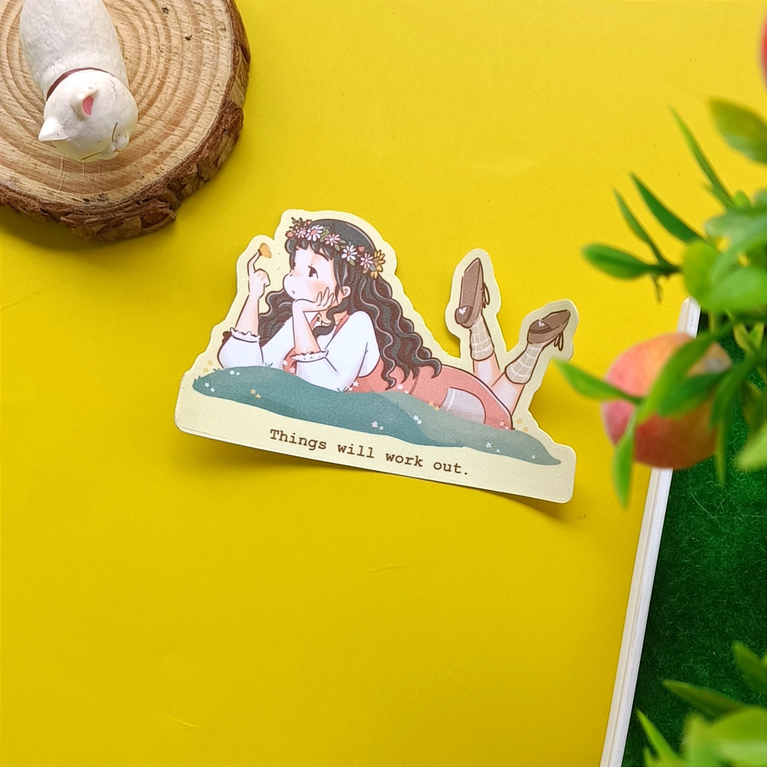 Quotation Waterproof Sticker | v002