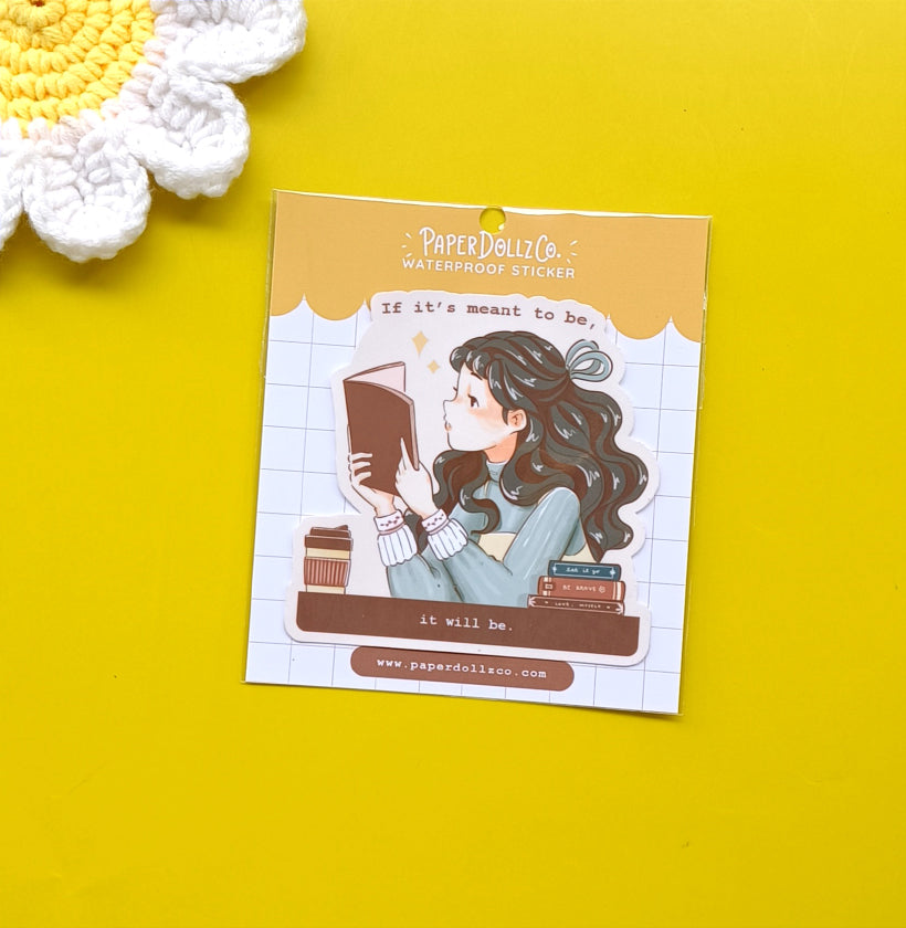 Quotation Waterproof Sticker | v001