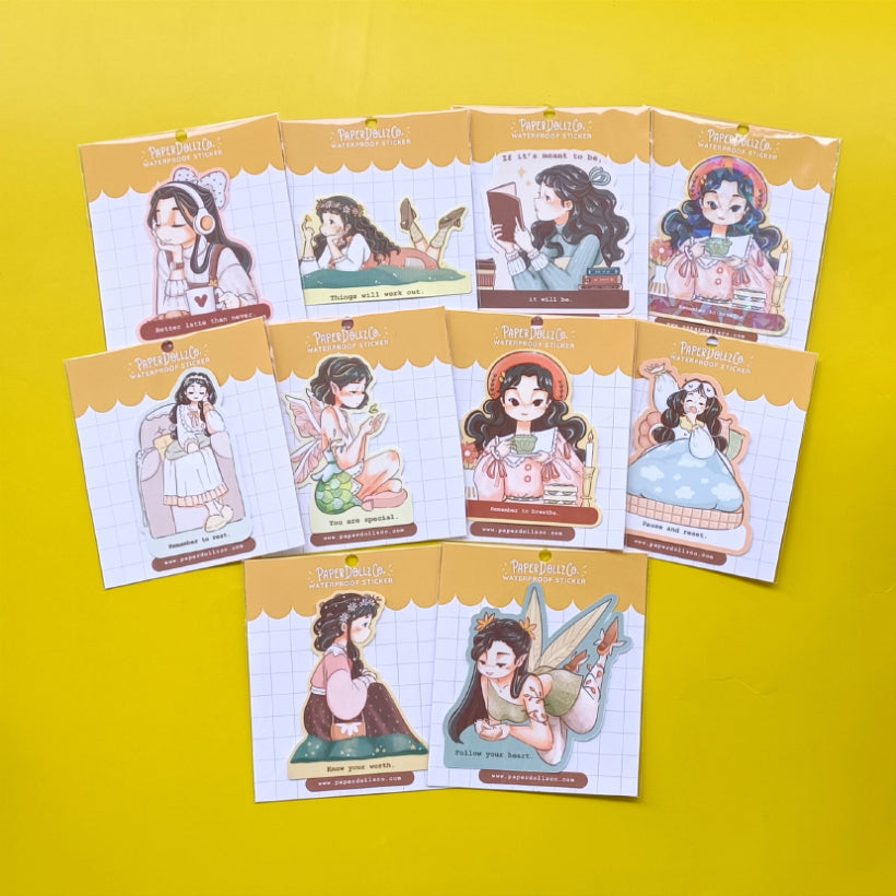 Waterproof Sticker | v004 – PaperDollzCo Waterproof Sticker | v004 – PaperDollzCo
