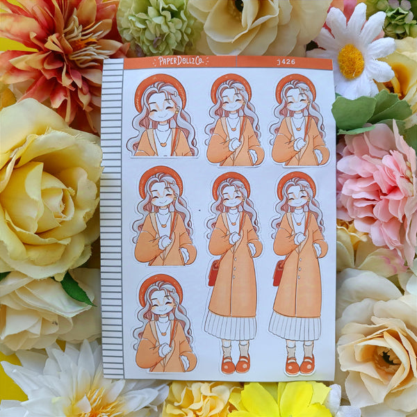 Date Night Fabulous Fall Just Dolls Stickers | J426