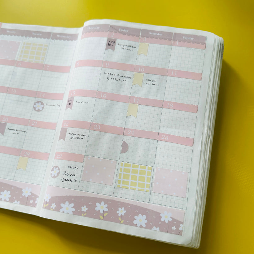 Relaxation | Hobonichi Monthly Kit Sticker - HCM007