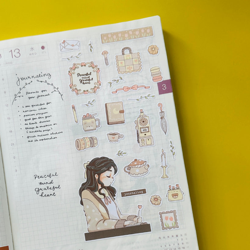 Journaling | Alone Time | Collection Stickers | C356