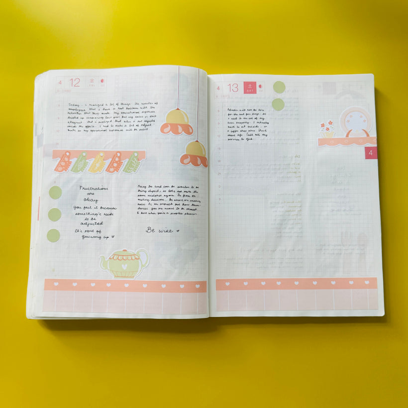 Alone Time and Blossoming A5 Kits Sticker Book | CDB001