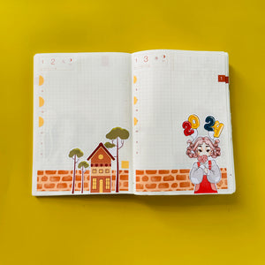 Promising Year of the Rising Dragon Hobonichi A6 Sticker Kit - a011