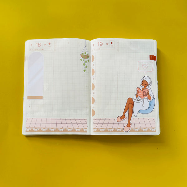 Radiant Year of the Rising Dragon Hobonichi A6 Sticker Kit - a014