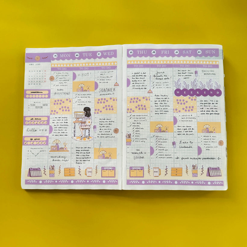 Committed ( Working Women ) Hobonichi Cousin Weekly Kit - hcwk017