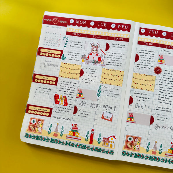 Busy Joy to the Dolly World Hobonichi Cousin Weekly Kit - hcwk037