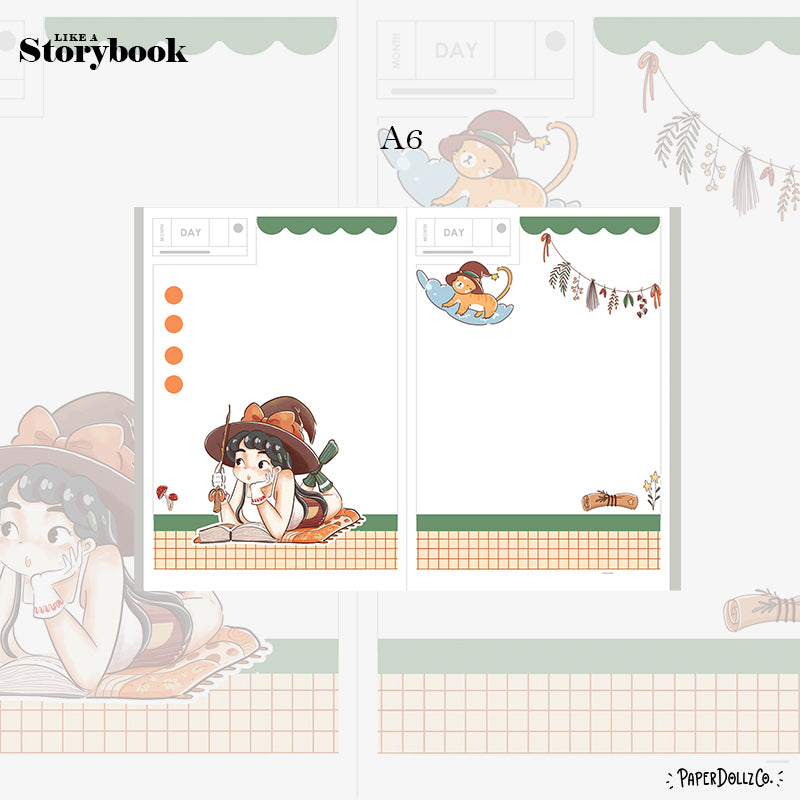 Enchanter Enchanted Hobonichi A6 Daily Sticker Kit - a001