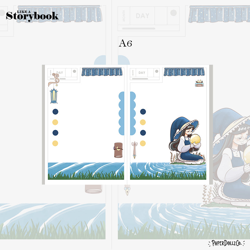 Lunar Enchanted Hobonichi A6 Daily Sticker Kit - a002