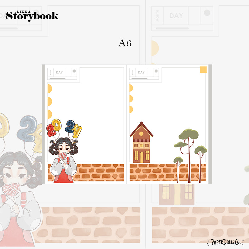 Promising Year of the Rising Dragon Hobonichi A6 Sticker Kit - a011