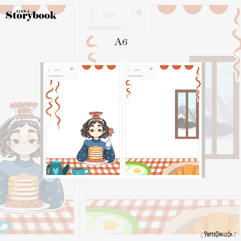 Abundant Year of the Rising Dragon Hobonichi A6 Daily Sticker Kit - a013