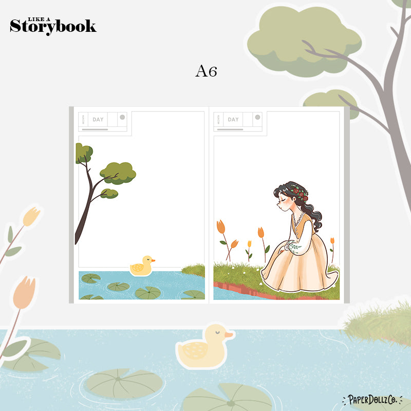 Farmlife Pretty Petal Hobonichi A6 Daily Sticker Kit - a016
