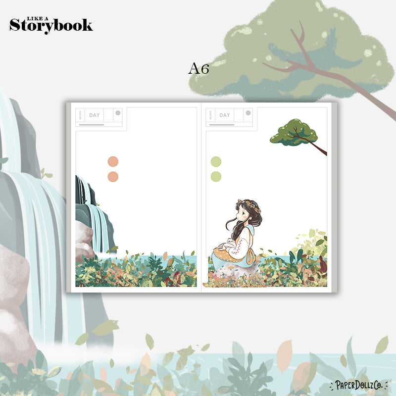 Happy Spring Blossoming Hobonichi A6 Daily Sticker Kit - a025