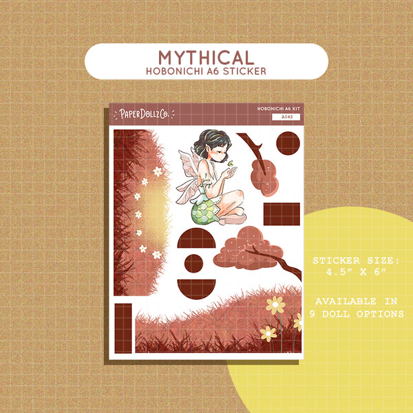 Mythical Fairy Tales Hobonichi A6 Daily Sticker Kit - a042