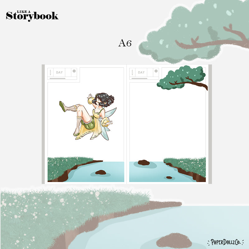 Fearless Fairy Tales Hobonichi A6 Daily Sticker Kit - a044